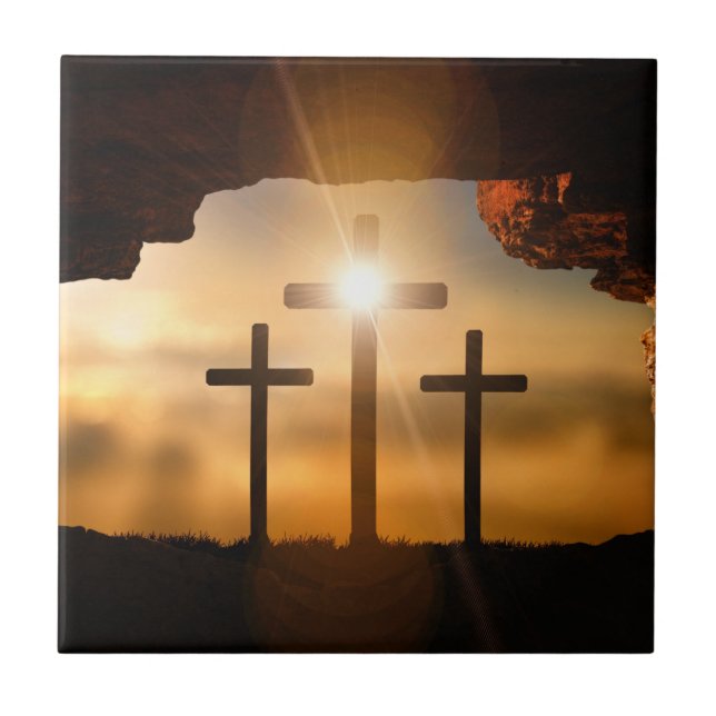 Carreau Je suis la Lumière du Monde de la Tuile de Céramiq (Devant)