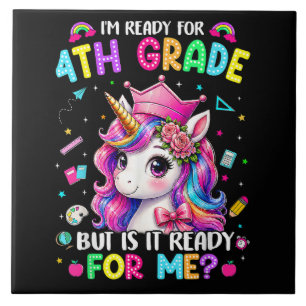 Carreau Je suis prêt pour la licorne de 4e année Premier j