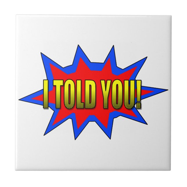 Carreau Je T'Ai Dit (Devant)