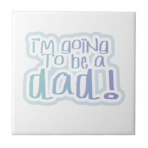 Carreau Je vais être un cadeau papa