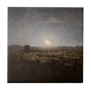 Carreau Jean-Francois Millet - Plié, Lune 1872