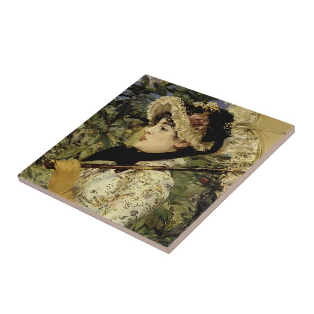 Carreau Jeanne : Printemps 1881 par Manet (Côté)