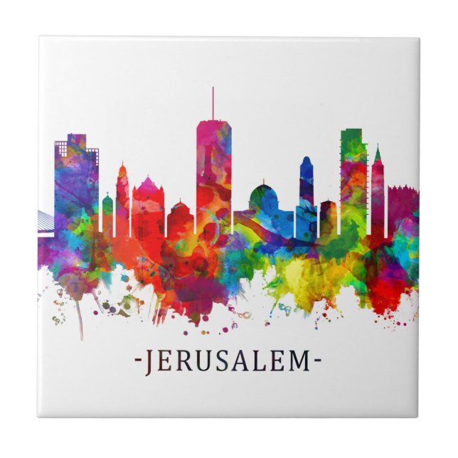 Carreau Jérusalem Israel Skyline (Devant)