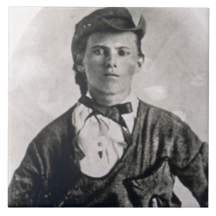 Carreau Jesse Woodson James (photo de b/w)