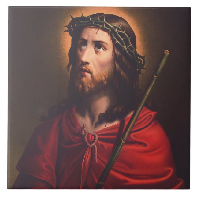Carreau Jésus couronné d'épines (Devant)