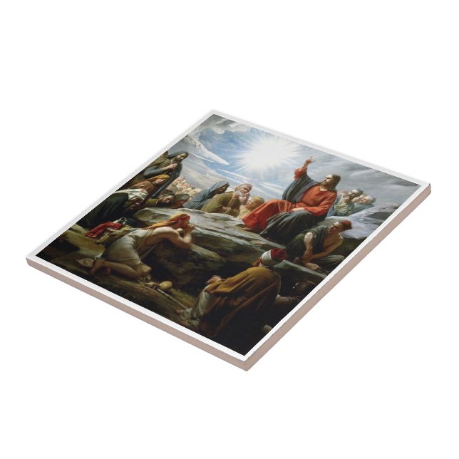 Carreau Jésus, Sermon sur le Mont, (Côté)