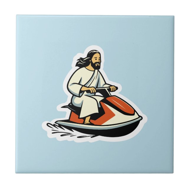 Carreau Jet-ski Jesus (Devant)