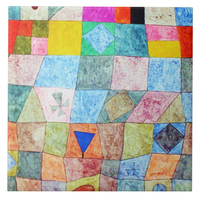 Carreau Jeu convivial, Paul Klee (Devant)