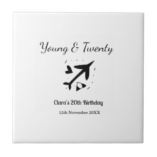 Carreau Jeune et vingt aventure joyeux anniversaire ajoute