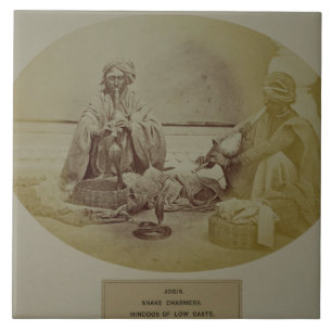 Carreau Jogis ou charmeurs de serpent, basse caste Hindus
