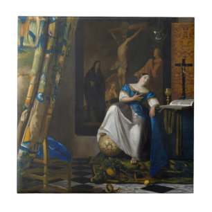 Carreau Johannes Vermeer - Allégorie de la foi