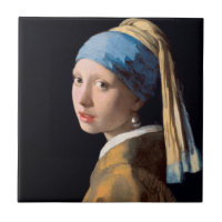 JOHANNES VERMEER - Fille avec une boucle d'oreille