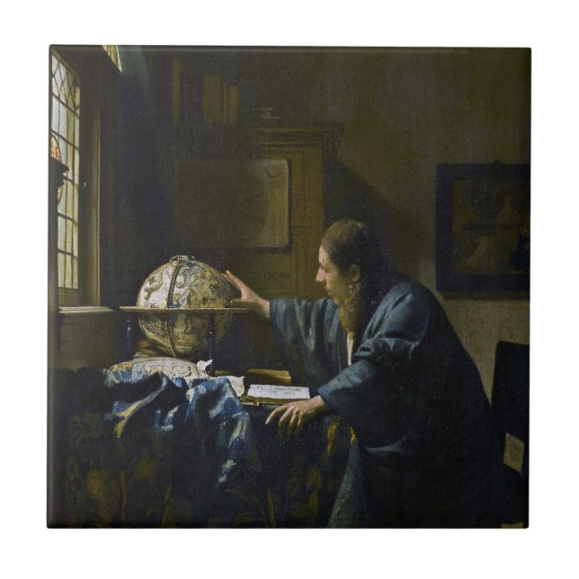Carreau Johannes Vermeer - L'astronome (Devant)