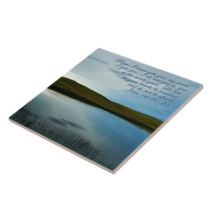 Carreau John 14 Écriture de paix Inspirationnel