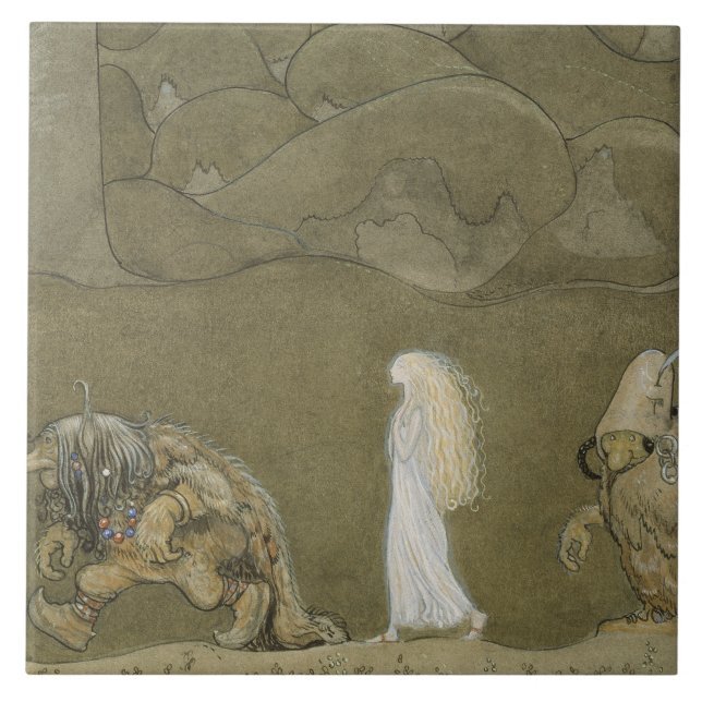 Carreau John Bauer - princesse et trolls (Devant)
