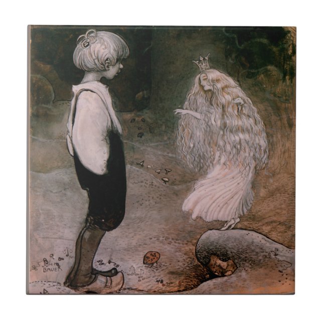 Carreau John Bauer Un Moment Changé Par Une Petite Fée (Devant)