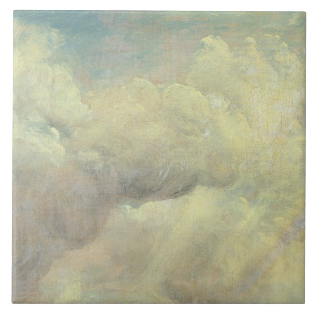 Carreau John Constable | Cloud Study, c.1821 (huile sur ca (Devant)