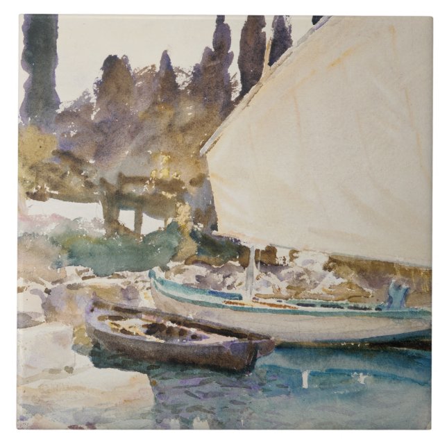 Carreau John Singer Sargent - bateaux (Devant)