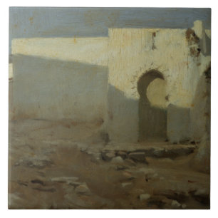 Carreau John Singer Sargent - Bâtiments mauresques à