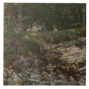 Carreau John Singer Sargent - Le Maître et ses élèves