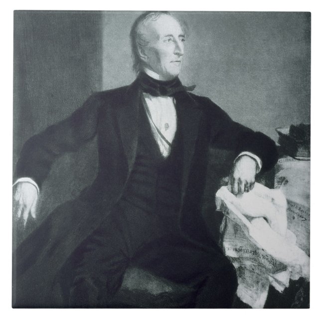 Carreau John Tyler, 10ème Président des États-Unis de (Devant)