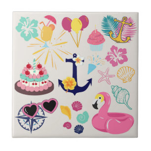 Carreau Joli Anniversaire Nautique