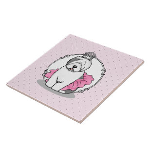 Carreau Joli Ballet Princesse Vieux anglais Sheepdog Grey 