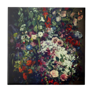 Carreau Joli bouquet de fleurs dans un vase