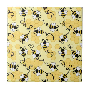 Carreau Joli petit motif abeilles