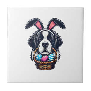Carreau Joli Saint-Bernard aux oreilles de lapin Propriéta