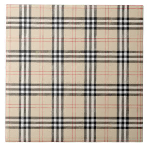 Carreau Joli Tartan Plaid Beige