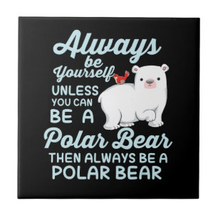 Carreau Jolie Ice Porte Un Ours Polaire Lover