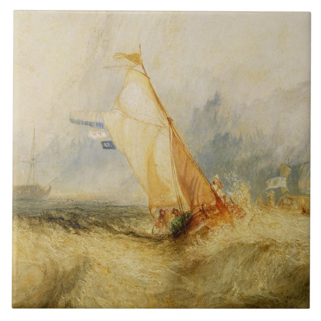 Carreau Joseph Mallord William Turner | Van Tromp Going ab (Devant)