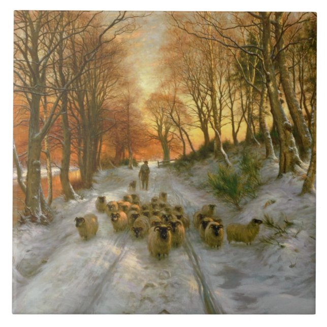 Carreau Joué avec des nuances d'heures du soir (Devant)