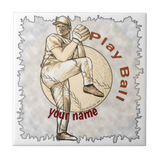 Carreau Jouer au Pitcher de Baseball