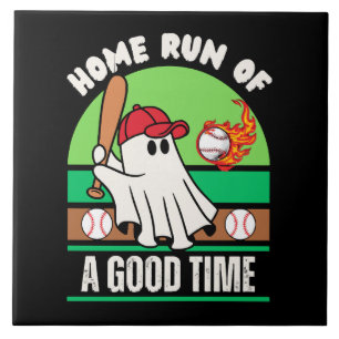 Carreau Joueur de baseball fantôme Halloween