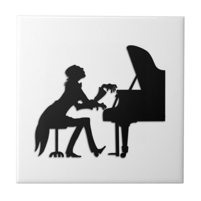 Carreau Joueur de piano (Devant)