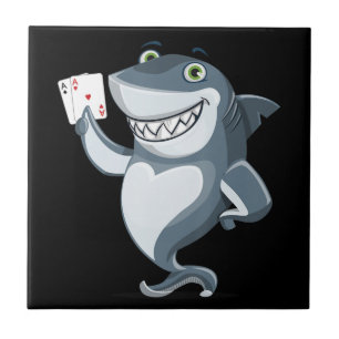 Carreau Joueur de requin - Dons de requin amusants