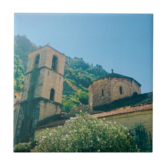 Carreau Jour d'été à Kotor - Monténégro (Devant)