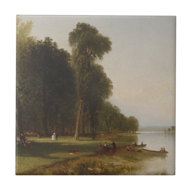 Carreau Jour d'été sur le lac Conesus (Devant)