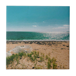 Carreau Journée d'été à la plage dans l'archipel suédois 
