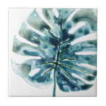 Carreau Joyau tropical Palm<br><div class="desc">Joyau tropical VIII par Juin Erica Vess. Cette feuille de palme tropicale a été créée dans de beaux tons de bijoux riches en aquarelle. | 164744D</div>