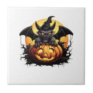 Carreau Joyeuse journée d'Halloween - T-Shirt classique dr