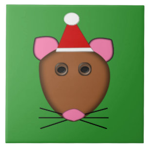 Carreau Joyeux Carrelage de la souris de Noël