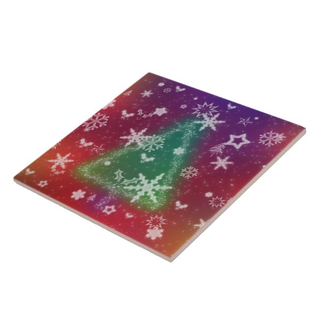 Carreau Joyeux Carrelage décoratif de Noël / Trivet (Côté)