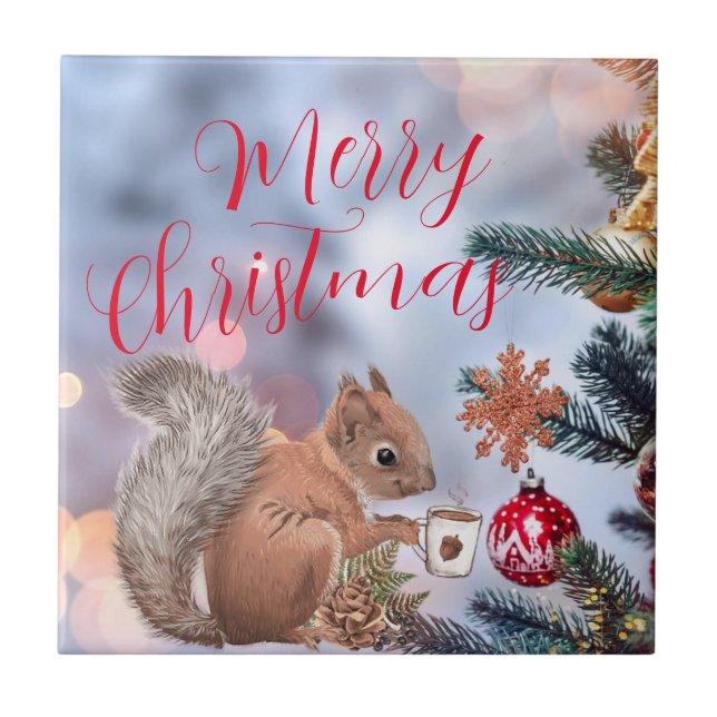 Carreau Joyeux Carrelage en céramique de Noël (Devant)