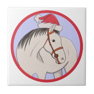 Carreau Joyeux Cheval de Noël