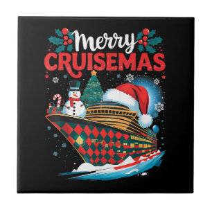 Carreau Joyeux Cruisemas Drôle Noël de Famille