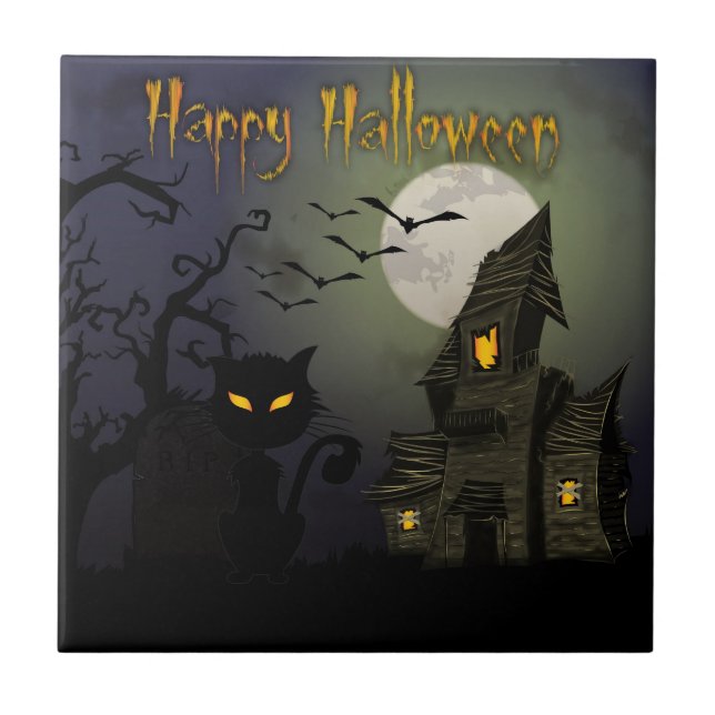 Carreau Joyeux Halloween (Devant)