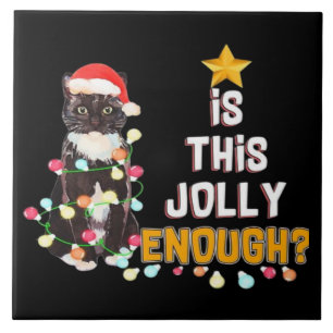 Carreau Joyeux Noël aux chats